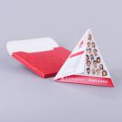 Pop Up Triangle With Wirobound Leaves