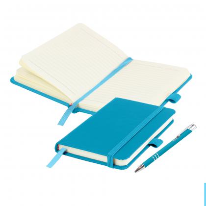 Moriarty A6 Notebook and Pen Set in Teal