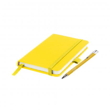 Moriarty A6 Notebook and Pen Set in Yellow