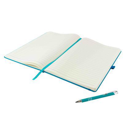 Dunn A4 Notebook and Pen Set in Teal