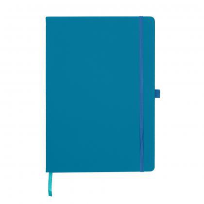 Dunn A4 PU Soft Feel Lined Notebook in Teal