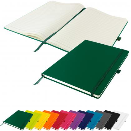 Dimes A5 Lined Soft Touch PU Notebook in Yellow