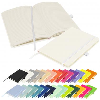 Notes London - Wilson A5 Certified Sustainably Sourced  Notebook in White