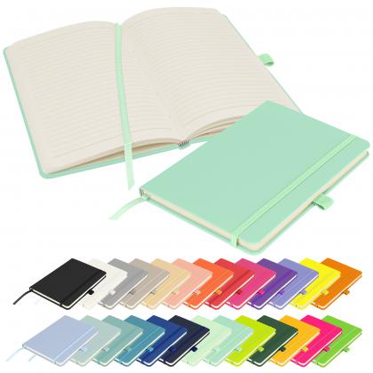 Notes London - Wilson A5 Certified Sustainably Sourced  Notebook in Pastel Aqua Marine
