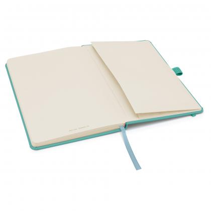 Notes London - Wilson A5 Certified Sustainably Sourced  Notebook in Pastel Aqua Marine