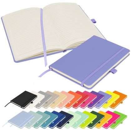 Notes London - Wilson A5 Certified Sustainably Sourced  Notebook in Pastel Purple
