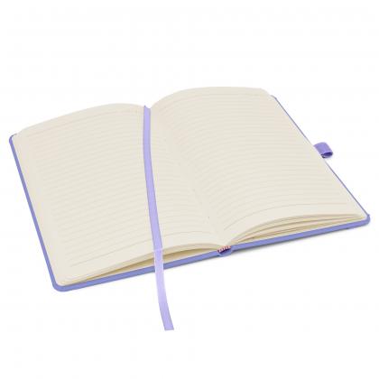 Notes London - Wilson A5 Certified Sustainably Sourced  Notebook in Pastel Purple
