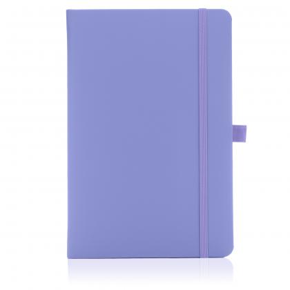 Notes London - Wilson A5 Certified Sustainably Sourced  Notebook in Pastel Purple