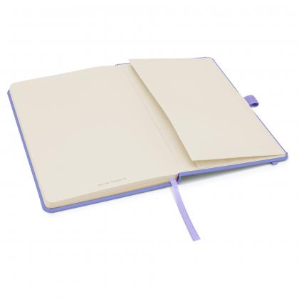 Notes London - Wilson A5 Certified Sustainably Sourced  Notebook in Pastel Purple