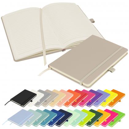Notes London - Wilson A5 Certified Sustainably Sourced  Notebook in Pastel Mushroom