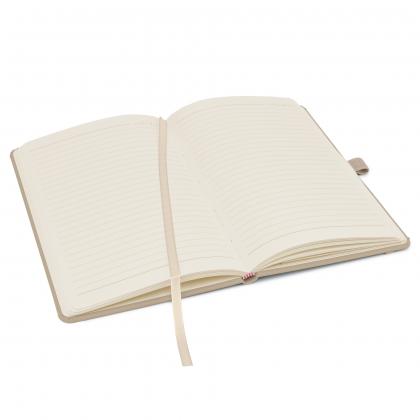 Notes London - Wilson A5 Certified Sustainably Sourced  Notebook in Pastel Mushroom