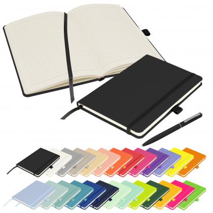 Notes London - Wilson A5 FSC® Notebook & Pen Set in Black