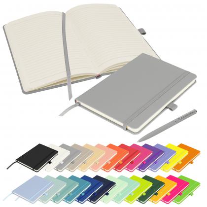 Notes London - Wilson A5 Certified Sustainably Sourced  Notebook & Pen Set in Grey