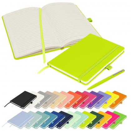 Notes London - Wilson A5 FSC® Notebook & Pen Set in Lime