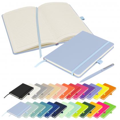 Notes London - Wilson A5 Certified Sustainably Sourced  Notebook & Pen Set Pastel Blue