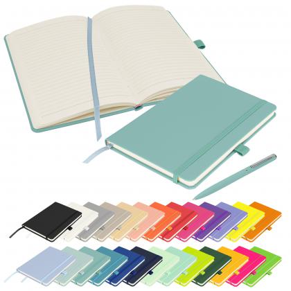 Notes London - Wilson A5 Certified Sustainably Sourced  Notebook & Pen Set in Pastel Teal