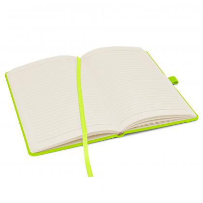 Notes London - Wilson A5 Certified Sustainably Sourced  Notebook in Lime