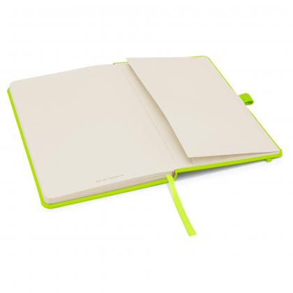 Notes London - Wilson A5 Certified Sustainably Sourced  Notebook in Lime