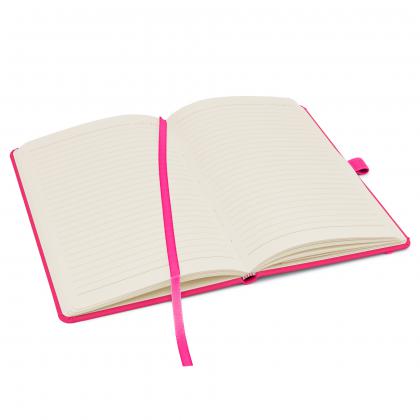 Notes London - Wilson A5 Certified Sustainably Sourced  Notebook in Pink