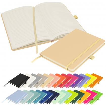 Notes London - Wilson A5 Certified Sustainably Sourced  Notebook in Pastel Tan