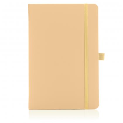 Notes London - Wilson A5 Certified Sustainably Sourced  Notebook in Pastel Tan