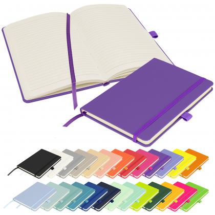 Notes London - Wilson A5 Certified Sustainably Sourced  Notebook in Purple
