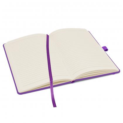 Notes London - Wilson A5 Certified Sustainably Sourced  Notebook in Purple