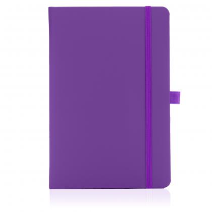 Notes London - Wilson A5 Certified Sustainably Sourced  Notebook in Purple
