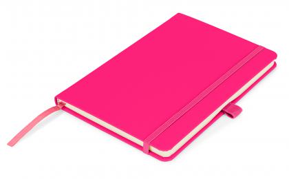 Notes London - Wilson Neon Certified Sustainably Sourced  Notebook in Neon Pink