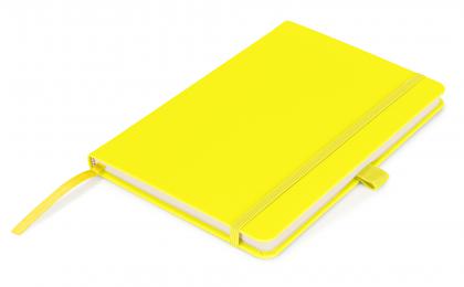 Notes London - Wilson Neon Certified Sustainably Sourced  Notebook in Neon Yellow