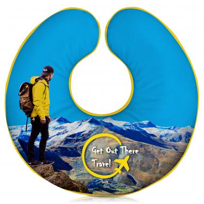 Promotional Travel Pillow U-Shaped Neck Pillow (Full Colour)