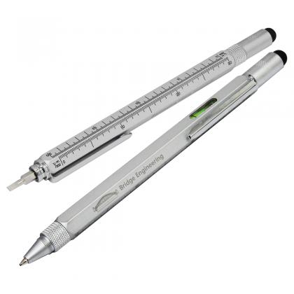 Silver Multi Function Ballpen