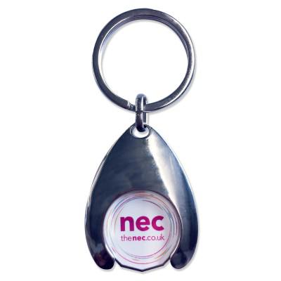 Wishbone Trolley Coin Keyring - Printed
