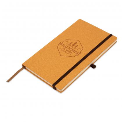 Primo Eco Jute, Cora, Wood and Leather Effect Notebooks