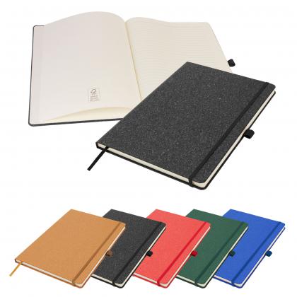 A4 Certified Sustainably Sourced  Envirobook in Charcoal