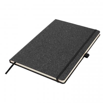 A4 Certified Sustainably Sourced  Envirobook in Charcoal