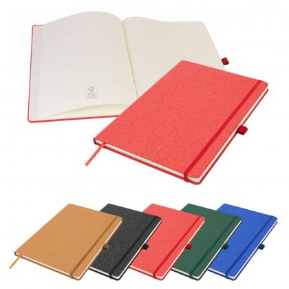A4 Certified Sustainably Sourced  Envirobook in Red