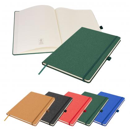 A4 Certified Sustainably Sourced  Envirobook in Green