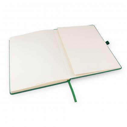 A4 Certified Sustainably Sourced  Envirobook in Green