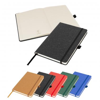 A5 Certified Sustainably Sourced  Envirobook in Charcoal