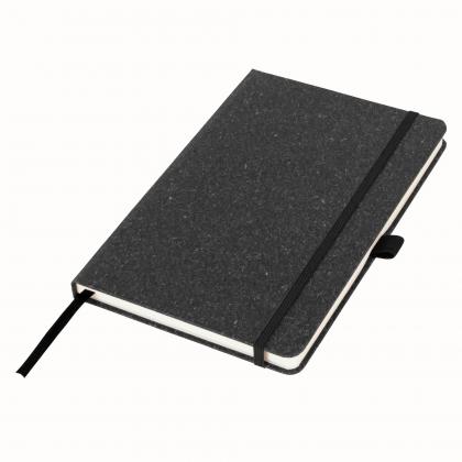 A5 Certified Sustainably Sourced  Envirobook in Charcoal