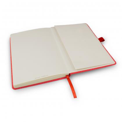 A5 Certified Sustainably Sourced Envirobook in Red