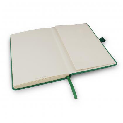 A5 Certified Sustainably Sourced  Envirobook in Green