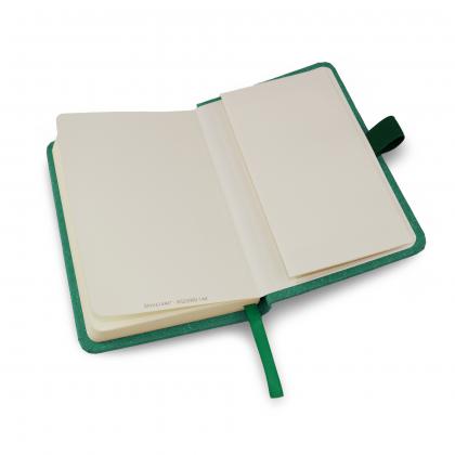 A6 Certified Sustainably Sourced Envirobook in Green