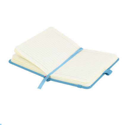Moriarty A6 Lined Soft Touch PU Notebook in Teal