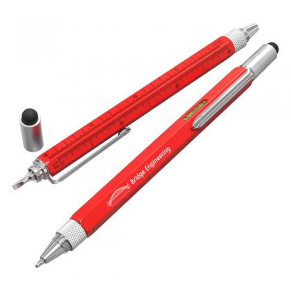 Red Multi Function Ballpen
