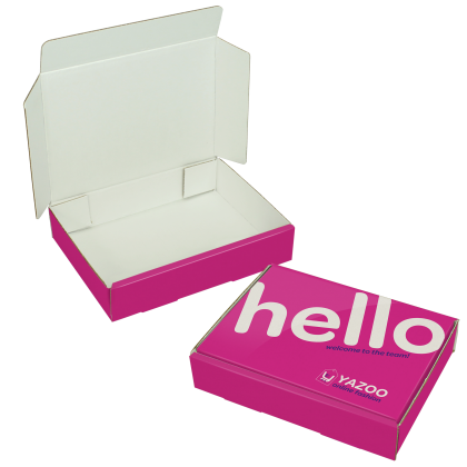 Corrugated mailer - Oversize A6 - Front Fold
