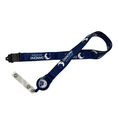 Dye Sublimated Lanyard with Ski Pull -15mm