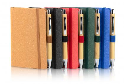 A6 Certified Sustainably Sourced  Envirobook and Pen Sets