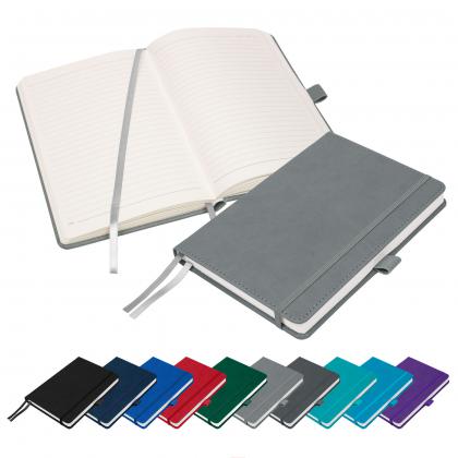Moretti A5 Luxury Notebook & Pen Set in Light Grey